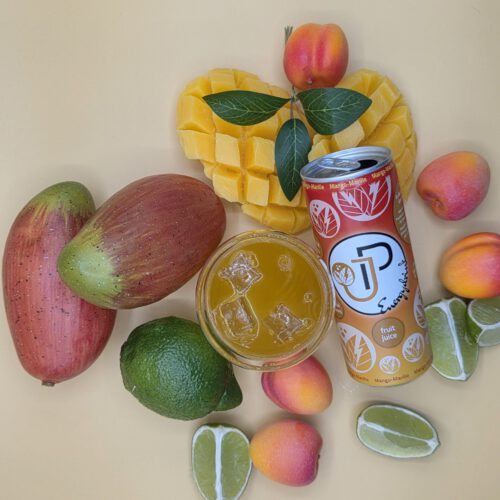 JP Mango-Marille Produktbild 2 JP Energydrink Mango-Marille - Kalorienarme Erfrischung mit Weißtee und natürlichem Fruchtsaft.